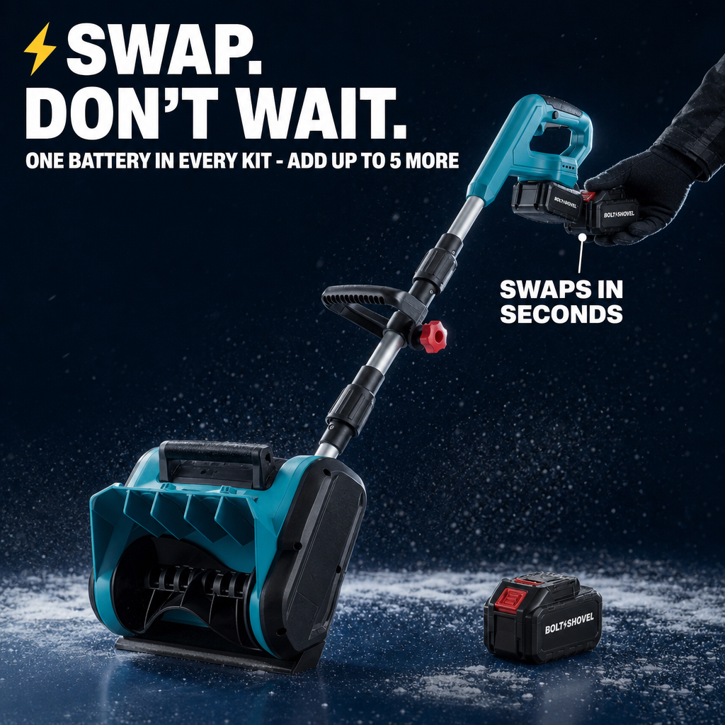 Swap, don't wait. One battery in every kit, add up to 5 more.