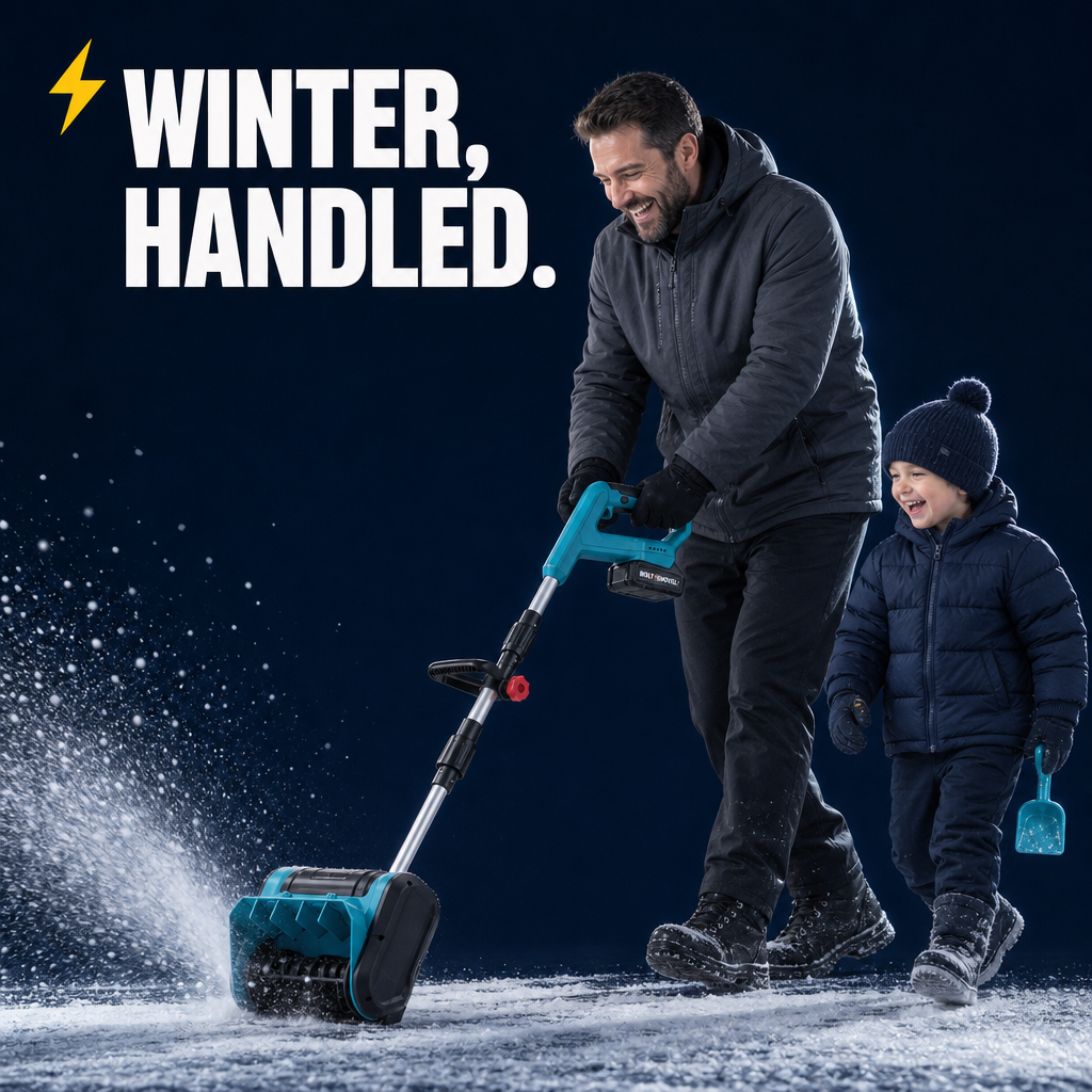 Winter, handled.
